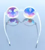 Mosaico Gradiente Óculos De Sol Das Mulheres UV400 Clássico Do Vintage Caleidoscópio De Plástico Óculos Partido Mosaico Moda Óculos De Sol 3 cores DHL