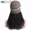 Deep Wave 360 Full Lace Frontal Wigs Perruques de cheveux humains pré-plumés pour les femmes noires 130% Density Full Lace Perruques de cheveux humains HCDIVA