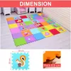 Cartoon Animal Pattern Tappeto EVA Foam Floor Puzzle Baby Gym Tappetini striscianti Prezzo di fabbrica Vendita all'ingrosso 30 * 30cm 9Or18 pezzi / set