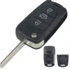 Jingyuqin Uncut Blade 3 Przyciski Flip Remote Key Shell do Hyundai I30 IX35 dla KIA K2 K5 Klawisze Car Pusty pokrowiec