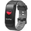Pressão inteligente Pulseira Relógio de pulso sangue Heart Rate Monitor relógio inteligente Bluetooth pedômetro Sports Smartwatch Para IOS Android Phone Watch
