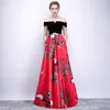 Summer Dresses Chinese Traditional wear Modern women clothes Long Vintage pattern qipao dresses improved cheongsam style party dresses