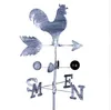 120cm Vintage Rooster Weather Vane Metal Iron Wind Speed Spinner Direction Indicator Garden Ornament Decoration Patio Yard