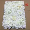 20 stks / partij 60x40cm romantische kunstmatige roos Hydrangea hortensia bloem muur voor bruiloft fase en achtergrond decoratie vele kleuren