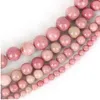Wholesale Natural Rhodochrosite Stone Beads Loose Spacer Bead For Jewelry Making 15'' DIY Bracelet&Necklace 4/6/8/10mm