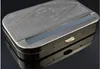 Long Type 110MM Stainless Steel Automatic Cigarette Holder Two Cigarette Case