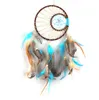 Piume fatte a mano Dream Catcher Hunter sostanza attrape reve Auto Casa Appeso a parete Decorazione Camera Ornamenti Regalo mascotte GA130