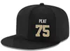 Snapback Kapelusze Niestandardowe Numer nazwy gracza # 9 Brees Saints Dostosowane Wszystkie czapki zespołu Akceptują niestandardowe logo płaskie hafty lub nazwa
