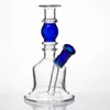 New Mini Banger Hanger Glass Bongs Smoking Accessories Original Oil Rig Dabs Bong 14mm female Joint Beaker Water Pipes Dab Rigs