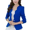 ROPALIA Nouveau Femmes Un Bouton Slim Mode Bureau D'affaires Blazer Costume Veste Décontractée Femme Manteau Outwear L18101301