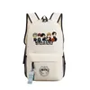 New Arrival Bangtan Boys BTS Rap Monste Canvas Bag Backpack Men Women Fashion Rucksacks Boys Girls Student School Travel Bags