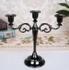 حاملي الشمعة المعدنية زفاف 5-ARMS 3-ARMS Candle Stand Decoration Candelabra Candlestick Decor