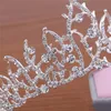 Gorgeous Princess 2018 Big Wedding Crowns Bridal Jewel Headpieces Tiaras For Women Silver Metal Crystal Rhinestone Baroque Hair Headbands