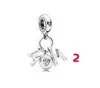 Fashion 20Pcs Family Tree Bowknot Mom Happy Love High-heel shoe Charm Sterling Silver European Charms Bead Fit Pandora Bracelets DIY Jewelry