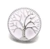 Fashion Tree of Life 18mm Snap Button Smycken Emaljprocess Noosa Chunks DIY Ginger Snap Button Charms Armband Halsband