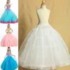 Два обруча с кружевом краем белый скорректирован петтискирующаяся свадьба цветок девушка юбка детская юбка накладки подходит для детей