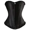 Bustiers corsets sapubonva womens noir blanc et hauts Plus taille lingerie lingerie sexy brocade corselet overbust vintage9957448