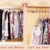 Magic Clothes Hanger 3D Space Saving Clothing Racks Closet Organizer with Hook