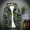 Giacche da uomo 8XL 7XL 6X Giacca primaverile e autunnale Uomo Aumenta fertilizzante Ingrandisci codice Cappotto allentato Adolescenti Camouflage Student Wear