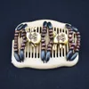 Women Wooden Beads Hair Clips Mixed Different Styles Wood Magic Fashion Double Row Hot Accessories Hair Comb AAA28