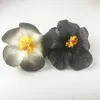 8-9 cm Havaí PE Plumeria Tropical Frangipani Flor Hibiscus flor para DIY headwear 20 pçs / lote