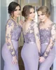 purpurowe sukienki do druhny lawendy