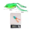 Новый LifeLike Ray лягушка Искусственный дизайнер приманки 14G 6см Топ-вода Плавание Popper Blackfish Резина Мягкие приманки