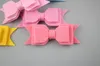 hot selling new style girls' handmade decorative solid felt hair bow for baby headband from china supplier