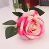 Jedwabne kwiaty fałszywe kwiaty róży sztuczne kwiaty na wesele bukiet ślubny róża Dia 10 cm 3,93 cal