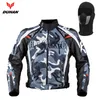 chaqueta de motocicleta de camuflaje