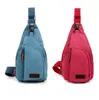 Outdoor Sports Canvas Chest Bag Vintage Sling Shoulder bags Crossbody Fanny Pack Messenger Bag