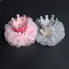 12pcs/Lot New Baby Hair Clips Glitter Solid Crown Girls SairPins Dzieciom syntetyczna skóra Shinning Crystal Bowknot Fryzjer