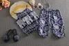 Niños Trajes con estampado de elefantes niñas Sling top + pants 2pcs / set 2018 verano Traje de bebé Boutique niños Ropa Conjuntos 2 colores C3892