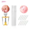 1 Set Metaal RVS Nagelbehandelingen Met Sticker Tool Teen Paronychia Corrector Lifter Ingegroeide Teennagel Lifter Fixer Nagelbehandeling