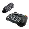 Freeshipping Kablosuz Denetleyici Metin Messenger Klavye QWERTY Chatpad Xbox 360 Oyun Denetleyicisi için Siyah Perakende ambalaj ile Tuş