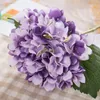 Single Simulation French Hydrangea Flower Wedding Plant Wall Flower Wall Decoration Home Artificial Flower Simulation Plant Wholesale