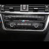 Kolfiberbil Styling Klistermärke Luftkonditionering CD-panel Dekorativ täckning Trim Tillbehör för BMW 3 4 Serie 3GT F30 F31 F32 F34