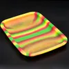 Silicon tray 200mm150mm20mm mixed color Silicone Jar Container Dish Wax Dab food grade silicone silicone dish tray6108774