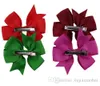 40 Colors 3 Inch Cute Ribbed Ribbon Hair Bows with Clip Baby Girl Boutique Accessories Party Gifts2185338