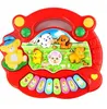 Musiksångar Ny användbar Populär Baby Kid Animal Farm Piano Musik Toy Developmental Yellow Brinquedo Educativo Lägsta Prcie