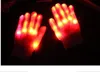 new flashing finger gloves festival Christmas led magic glove halloween cosplay red light ghost glove cycling hiking fishing safety mittens