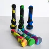 DHL Mini 14mm Silicone NC Kits 14mm Stainless Steel Tip Silicone pipe NC Food Grade Silicone