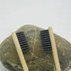 Brosse à dents en bois respectueuse de l'environnement Brosse à dents en bambou Fibre de bambou souple Manche en bois à faible teneur en carbone Respectueux de l'environnement pour adultes Hygiène buccale DHL