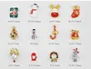 Arte do prego Decoração Da Liga de Natal Ornamento Na Roda Do Floco De Neve Boneco de Neve Sapatos Cap 3D Charme Decoração de Unhas Para O Presente