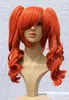 USJF462 Charming Dark Orange Ponytail Wavy Health Hair Wig07951445