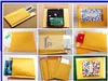 4.3 * 5.1 pouces 110 * 130mm Kraft enveloppe à bulles Wrap Sacs Pochettes Emballage PE Sacs À Bulles livraison gratuite