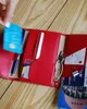 محفظة متعددة الوظائف رقيقة من الجلد الناعم الناعم جواز سفر مستندات السفر حقيبة صفر حقيبة بطاقة الرجال والنساء 237M