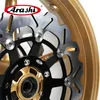 Arashi para Daytona 675 2006 - 2012 Rotor de disco de freno de llanta de rueda delantera 2007 2008 2009 2010 2011 Street Triple 675 R 675R