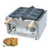 機械の商業太陽のワッフルメーカー機械の魚のケーキを作る高品質の電気太陽焼き