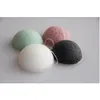 WWholesale Natural Konjac Konnyaku Facial Puff Face Wash Cleansing Sponge Green Pink White 3color available